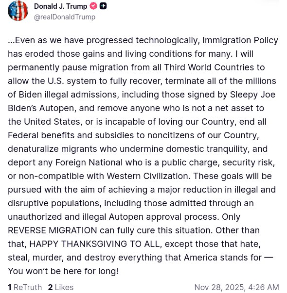 ترامپ و مهاجرت