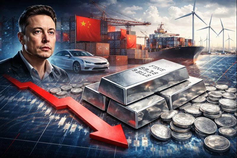 ایلان ماسک، نقره و چین