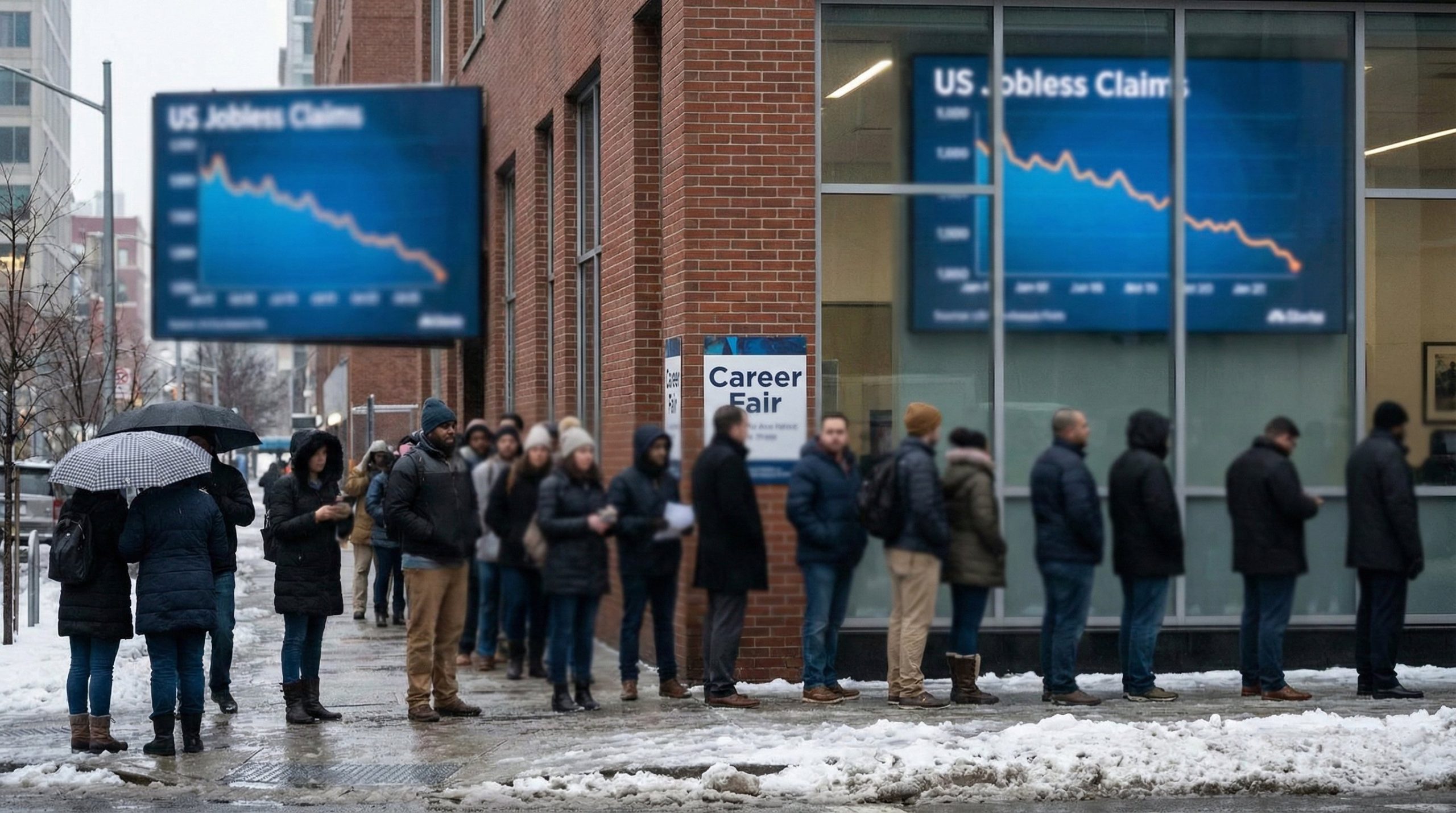 گزارش مدعیان بیمه بیکاری امریکا