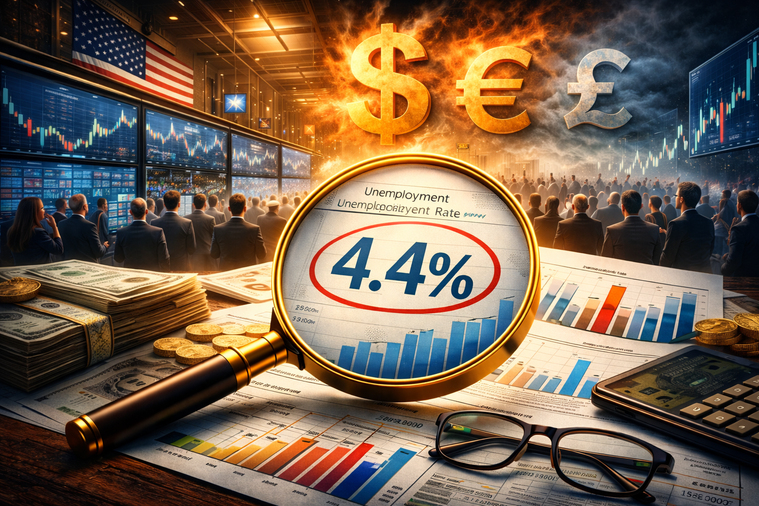 نرخ بیکاری امریکا