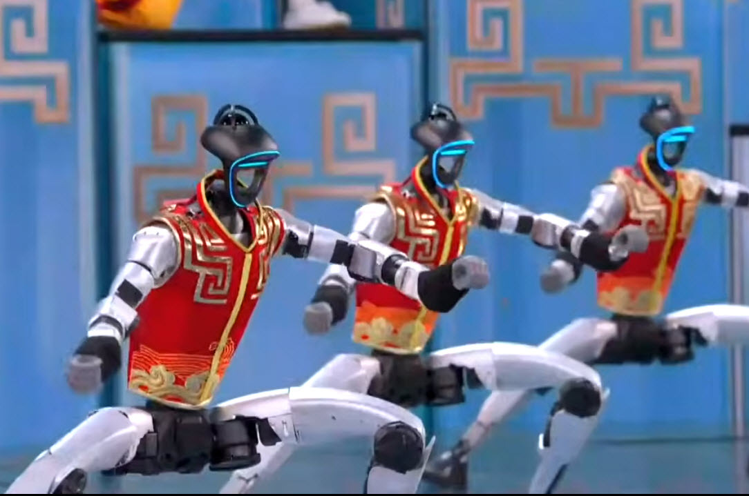 نمایش ربات‌های چینی