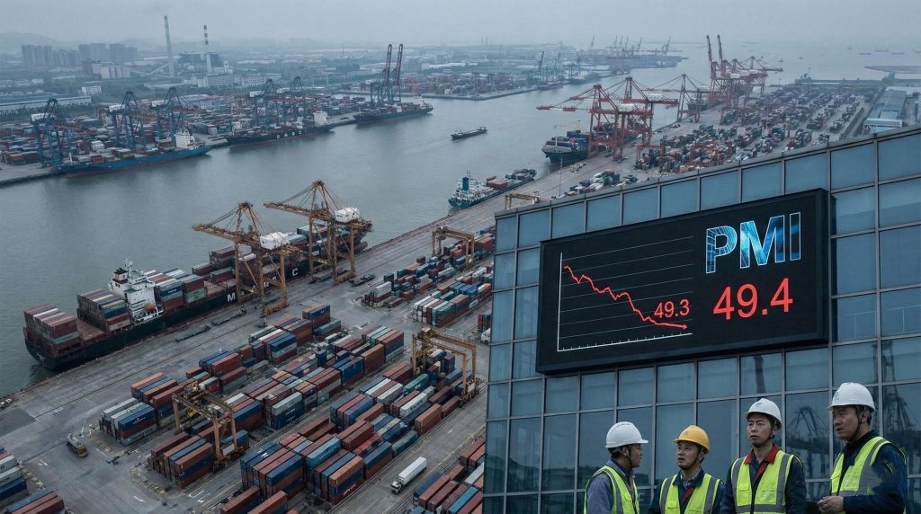 افت شاخص مدیران خرید چین
