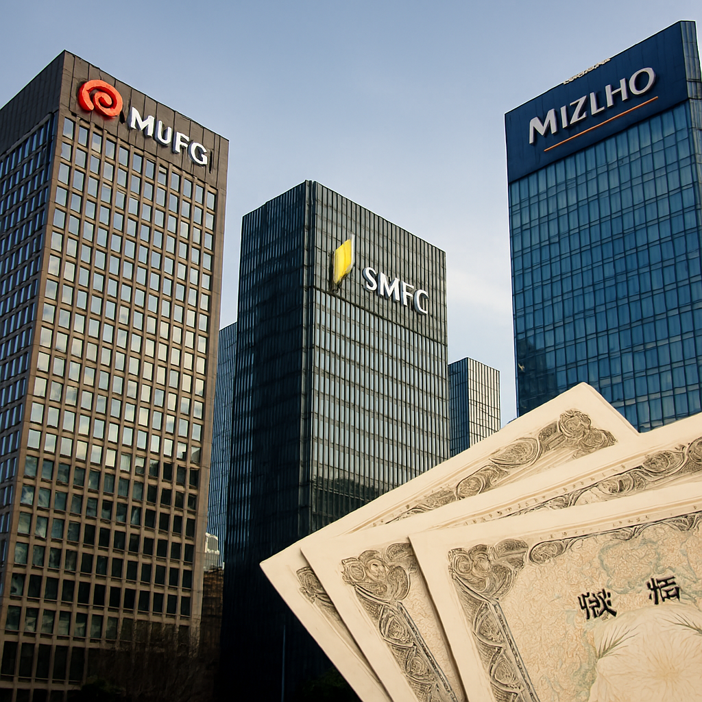 ۳ غول بانکی ژاپن