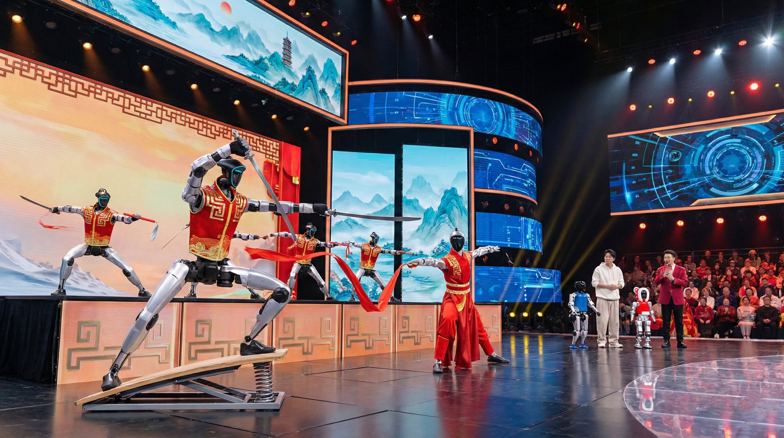 نمایش ربات‌های چینی