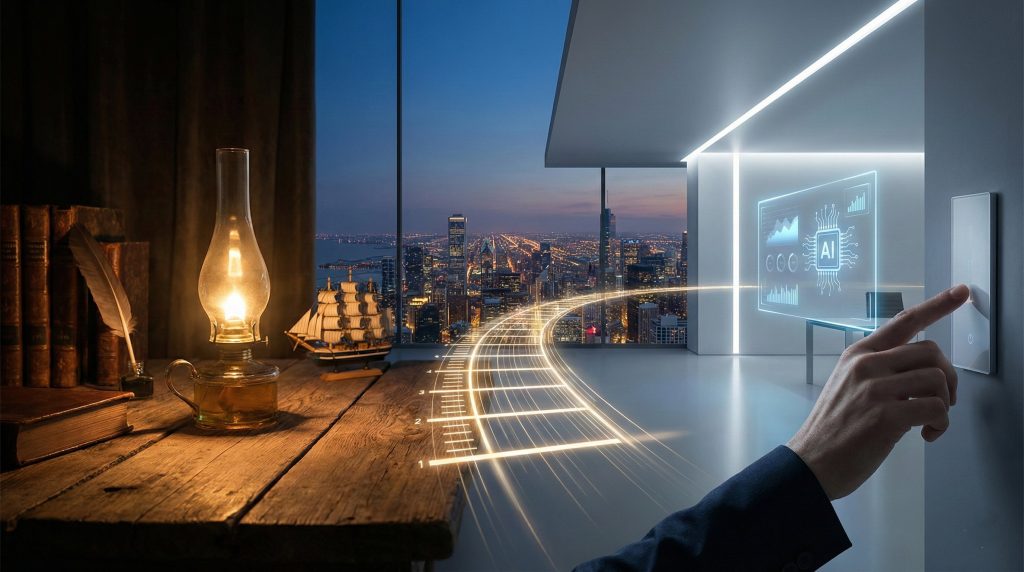 پیشرفت در روشنایی نمونه‌ای از پیشرفت تلکنولوژی در عصر هوش مصنوعی