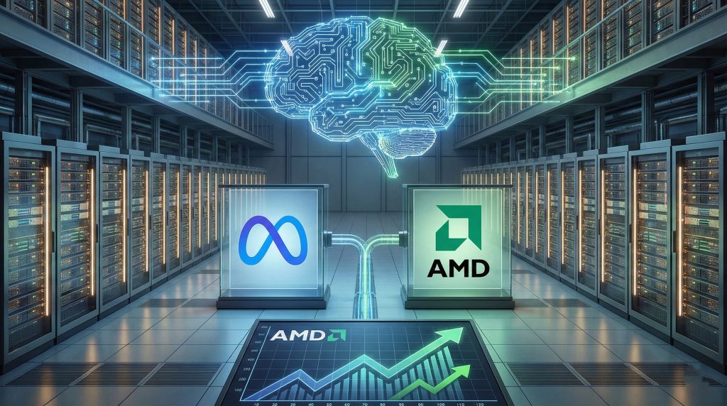 قرارداد ۶ گیگاواتی متا و AMD