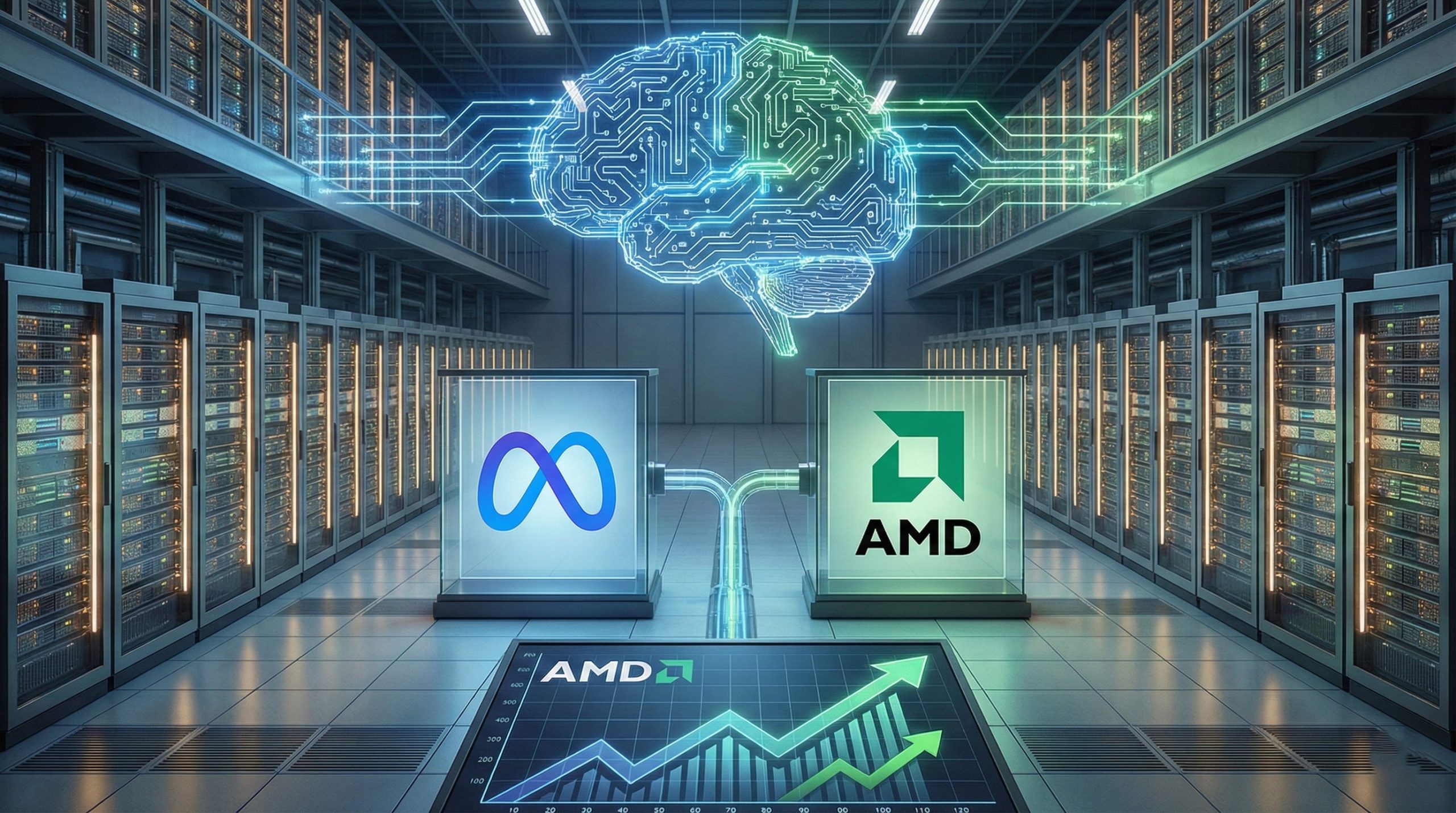 قرارداد ۶ گیگاواتی متا و AMD