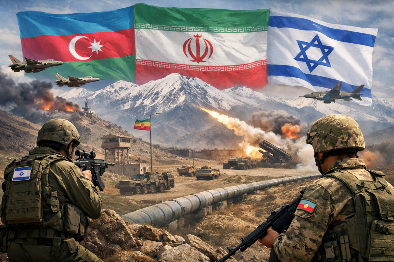 ایران+اسرائيل+آذربایجان