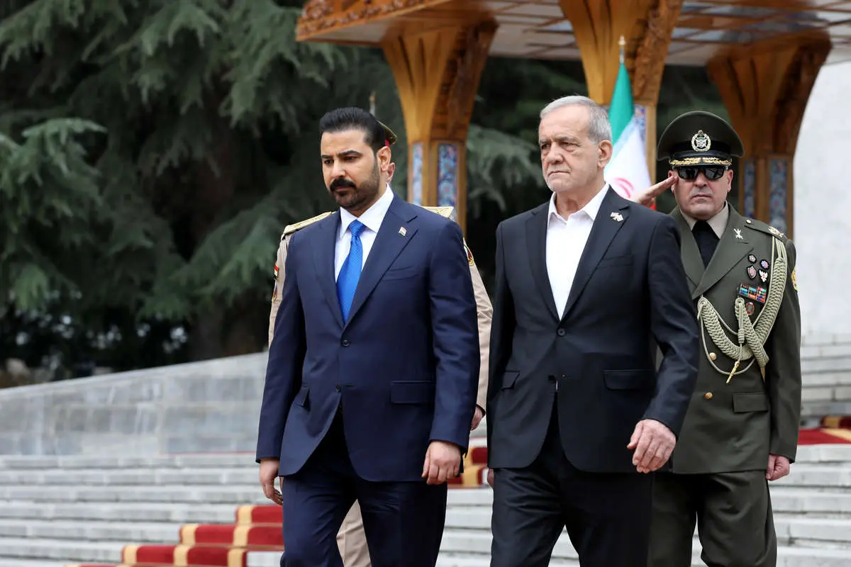 پزشکیان و نخست وزیر عراق