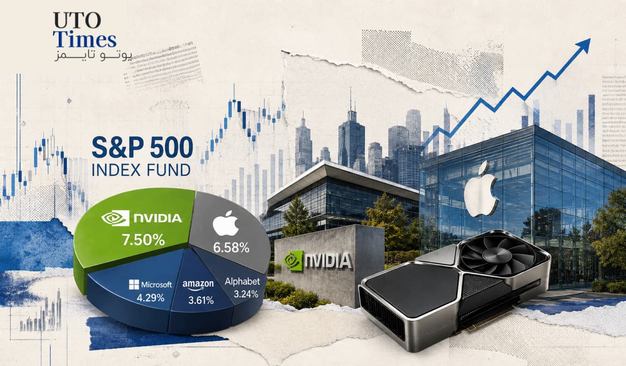 سرمایهگذاران شاخص S&P 500 امروز بیشتر از اپل، سهام انویدیا دارند