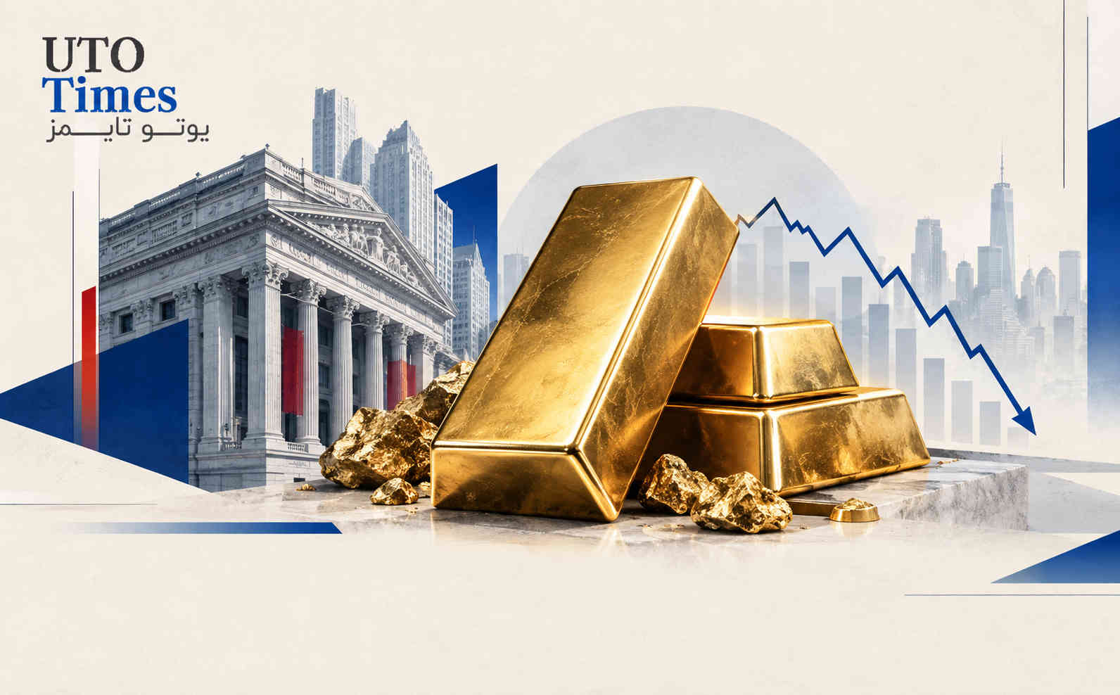 کاهش هدف قیمت طلای ولز فارگو برای پایان ۲۰۲۷