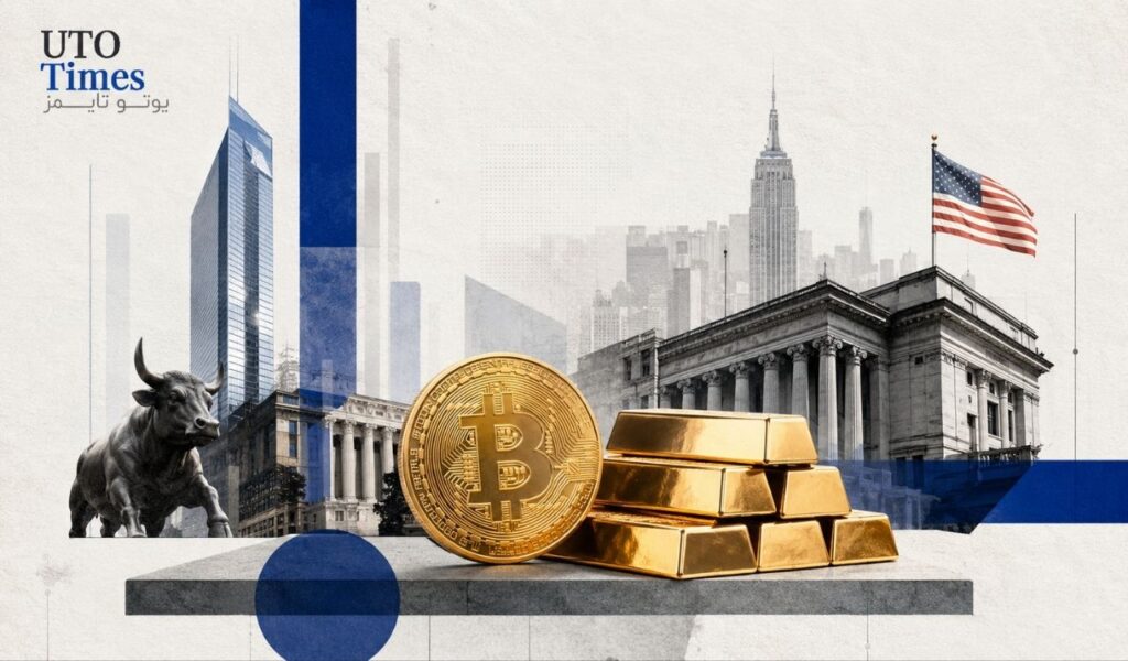هر بیت‌کوین حالا بیش از ۱۸ اونس طلا می‌ارزد