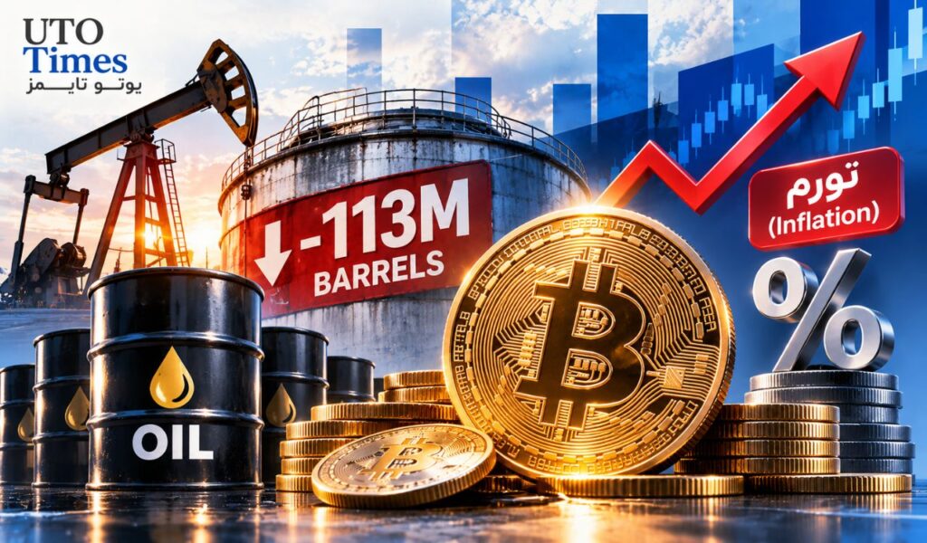 کاهش ذخایر نفت و خطر تورم برای بیت‌کوین